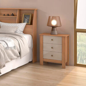MESA DE CABECEIRA MAGGIORE C/03 GAV NEW - CARVALHO NATURALE/OFF WHITE - Imagem 3