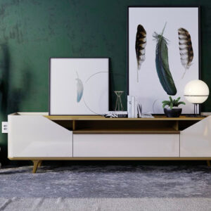 RACK ARC 2P 2.2 OFF WHITE/NATURE 2.20M - Imagem 3