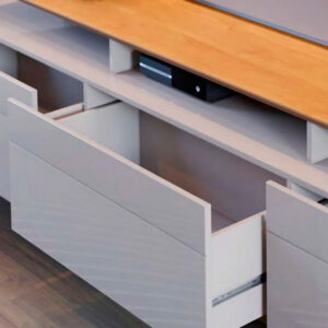 RACK CLASSIC MAIS 3G 1.8 OFF WHITE/NATURE 1.80M - Imagem 3