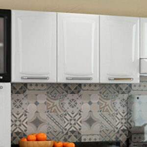 ARMÁRIO COZINHA AÉREO 120CM 3 PORTAS BRANCO/BRANCO IP3-120 TARSILA 2021 BRA - Imagem 3