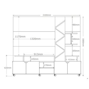 HOME CROSS OFF WHITE TAUARI RIPADO (LUKALIAM) - Imagem 3