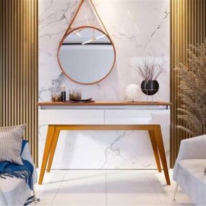 APARADOR CLASSIC OFF WHITE/NATURE 1.36MT (IMCAL) - Imagem 3