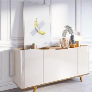 BUFFET ARC 1.6 OFF WHITE/NATURE 1.60MT (IMCAL) - Imagem 3
