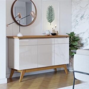 BUFFET CLASSIC 3P OFF WHITE/NATURE 1.25MT (IMCAL) - Imagem 3