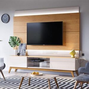 PAINEL CLASSIC 1.8 OFF WHITE/NATURE 1.80MT (IMCAL) - Imagem 3
