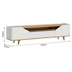 RACK ARC 2P 1.8 OFF WHITE/NATURE 1.80MT (IMCAL) - Imagem 2