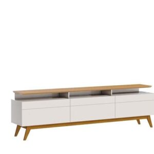 RACK CLASSIC MAIS 3G 2.2 OFF WHITE/NATURE 2.20MT (IMCAL) - Imagem 1