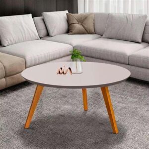 MESA CLASSIC CENTRO REDONDA OFF WHITE (IMCAL) - Imagem 2