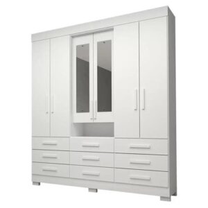 ROUPEIRO DEBORA 6 PTS C/ESP - BRANCO (ACP)