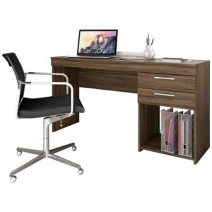 ESCRIVANINHA MESA OFFICE 51015 NOGAL TREND (NOTAVEL) - Imagem 1
