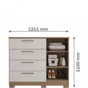 COMODA MALU CINAMOMO OFF WHITE (PANAN) - Imagem 2