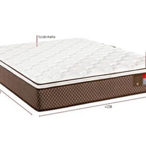 COLCHAO QUEEN SIZE EVOLUTION MOLAS ENSACADAS 1.58 X 1.98 X 0.32 (RECONFLEX) - Imagem 2