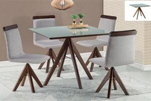 MESA HIGIA TP MD VID QUADRADO 1.00 X 1.00 TG 22 TG 22 OFF (ACG MOVEIS) BM - Imagem 3