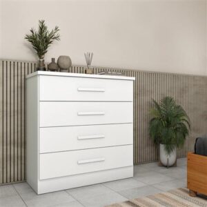COMODA 4 GAV SUECIA C/4 PES - NEVE/NEVE (TCIL) - Imagem 3