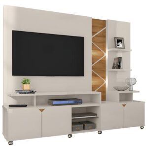 HOME CROSS FRISADO OFF WHITE PEROLIZADO JEQUITIBA (LUKALIAM) - Imagem 1